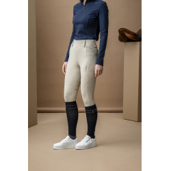 Horseware Hybrid-broek met kunstleren zitvlak AA Fina dames Beige