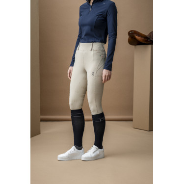 Pantalon Hybrid Horseware fond de peau AA Fina femme Beige