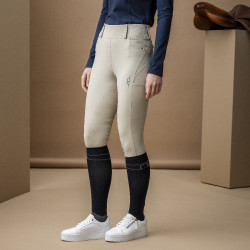 Pantalon Hybrid Horseware fond de peau AA Fina femme Beige