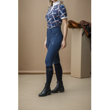 Pantalon Hybrid Horseware fond de peau AA Fina femme Marine Bleu marine