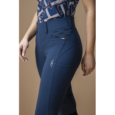 Pantalon Hybrid Horseware fond de peau AA Fina femme Marine Bleu marine