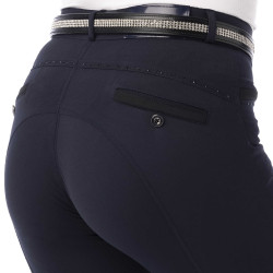 Pantalon Equithème Safir Marine / noir Bleu
