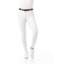 Broek Equithème Safir Wit / blauw