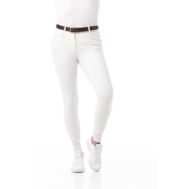 Broek Equithème Safir Wit / blauw