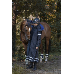 Waterdichte Equithème RiderCoat Zwart Waterdichte Equithème RiderCoat Zwart