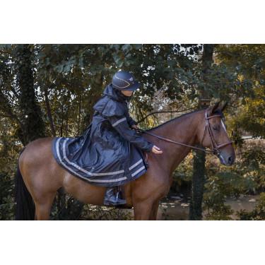 Imperméable Equithème RiderCoat Noir Imperméable Equithème RiderCoat Noir