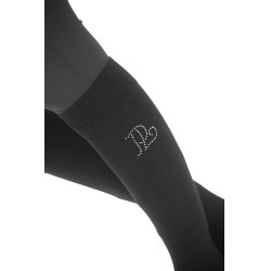 Chaussette Pénélope Luxe Strass Noir / argent