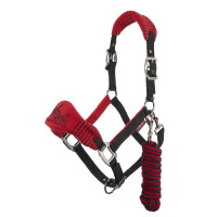 Licol mouton Vogue Mini LeMieux avec longe Chilli Rouge Licol mouton Vogue Mini LeMieux avec longe Chilli Rouge