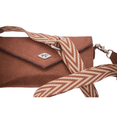 Pochette Pénélope New Phone Pocket Glitter Cognac / glitter