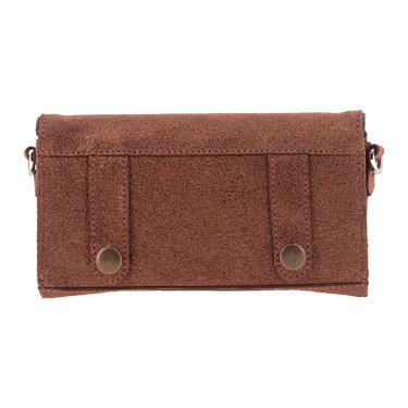 Pénélope New Phone Pocket Glitter tasje Cognac / glitter