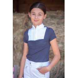 Polo Eden by Pénélope Florence mesh Marine Marineblauw