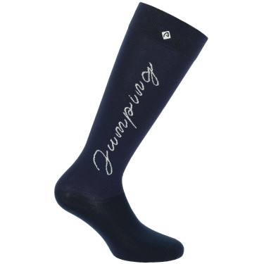 Chaussettes Equithème Jump Marine / argent Bleu Chaussettes Equithème Jump Marine / argent Bleu