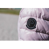 Doudoune réversible Je t'aime Equithème Lutha Noir / rose