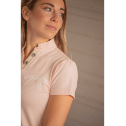 Polo Pénélope Victorine femme Pêche Rose Polo Pénélope Victorine femme Pêche Rose
