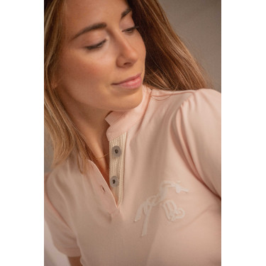Polo Pénélope Victorine dames Perzik Roze