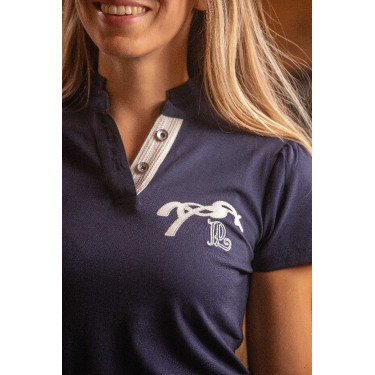 Polo Pénélope Victorine dames Marine Marineblauw