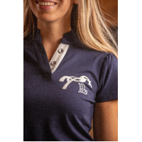 Polo Pénélope Victorine femme Marine Bleu marine