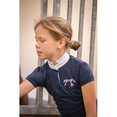 Wedstrijdpolo Eden by PL Madrid Marineblauw