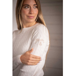 Pull Pénélope Virginia femme Écru Blanc