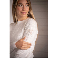Trui Pénélope Virginia dames Ecru Wit