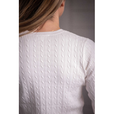 Pull Pénélope Virginia femme Écru Blanc