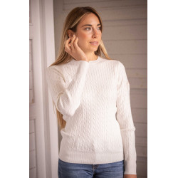 Pull Pénélope Virginia femme Écru Blanc