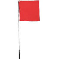 Stick éthologique avec drapeau Hippotonic Rouge