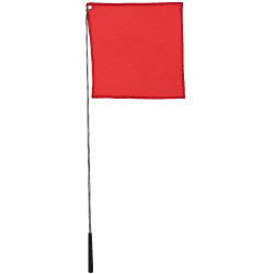 Stick éthologique avec drapeau Hippotonic Rouge