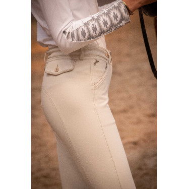 Pantalon Pénélope Point Sellier Crème Beige