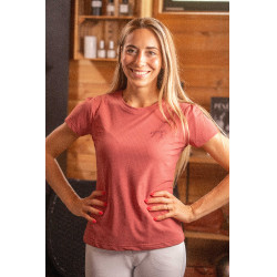 T-shirt Pénélope Techflo femme Terracotta Orange