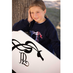 Sweat shirt Pénélope Chloé Bleu marine Sweat shirt Pénélope Chloé Bleu marine