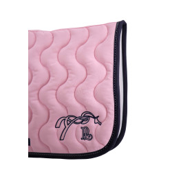 Zadeldek Pénélope Classique Lichtroze / marineblauw