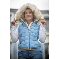 Mouwloze Pénélope Roger bodywarmer Arctisch blauw