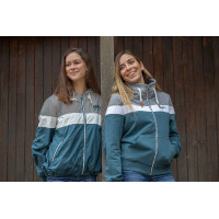 Blouson Pénélope Celecce Bleu canard Blouson Pénélope Celecce Bleu canard