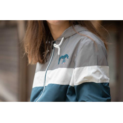 Blouson Pénélope Celecce Bleu canard