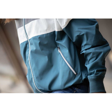 Blouson Pénélope Celecce Bleu canard