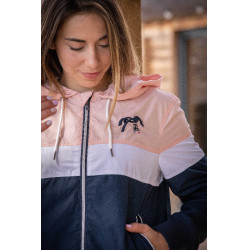 Blouson Pénélope Celecce Marine / roze Blauw