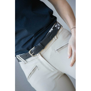 Ceinture Pénélope Pearl Noir / blanc Ceinture Pénélope Pearl Noir / blanc