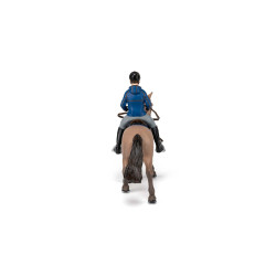 Cheval de promenade et son cavalier Papo