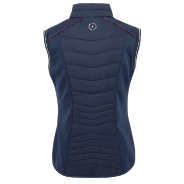 Mouwloos vest Equithème Luna Marineblauw