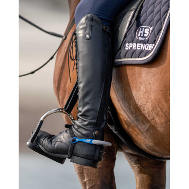 Éperons Sprenger FairRider plats Bleu / argent Éperons Sprenger FairRider plats Bleu / argent