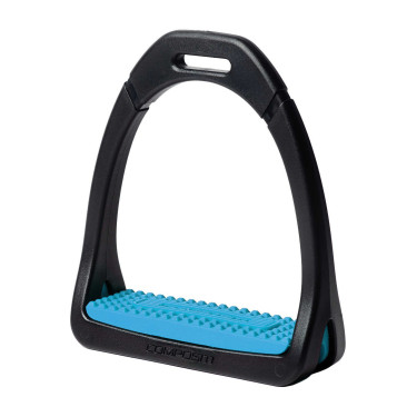 Compositi Premium stijgbeugels Turkoois Blauw