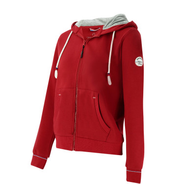 Sweat zippé Equithème Courtney Cerise Rouge