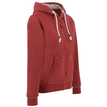 Sweat zippé Equithème Courtney Cerise Rouge