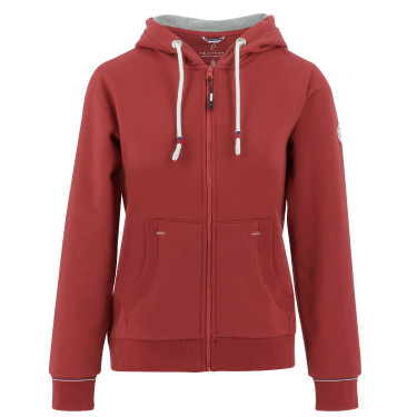 Sweat zippé Equithème Courtney Cerise Rouge