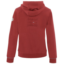 Sweat zippé Equithème Courtney Cerise Rouge