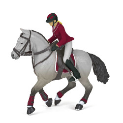 Cheval de concours et sa cavalière Papo Cheval de concours et sa cavalière Papo