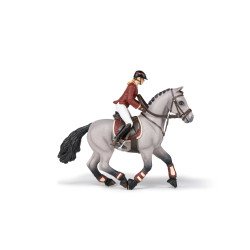 Cheval de concours et sa cavalière Papo Cheval de concours et sa cavalière Papo