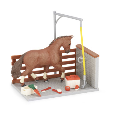 Aire de douche et ses accessoires Papo