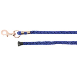 Halstertouw Equithème Soft rose gold Blauw